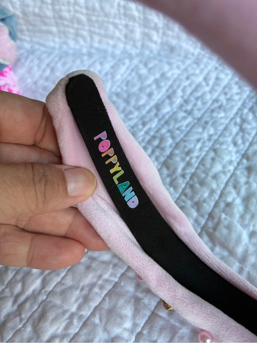Pink Embellished Kids Headband Trio - Sparkle & Charm Hair Accessories
